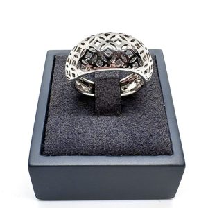 Bague jonc en argent ajouré