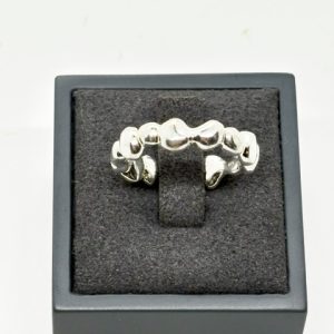 Bague galets en argent 925