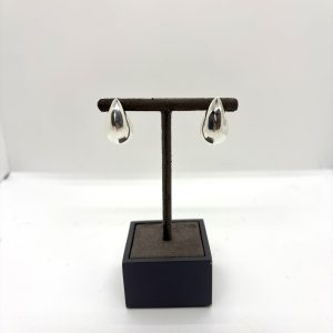 Boucle d'oreille goutte d'eau en argent