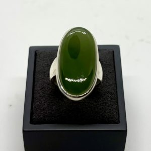 Bague avec jade de chine