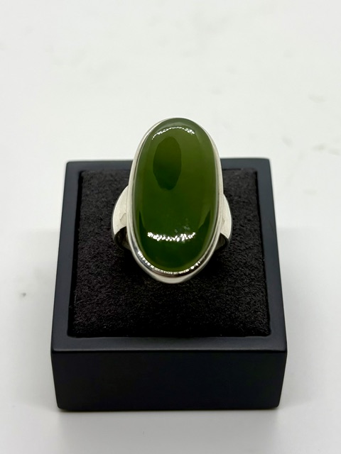 Bague avec jade de chine