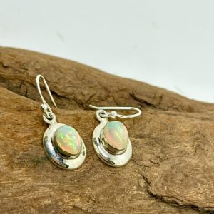 Boucles d'oreilles en argent 925 avec opale